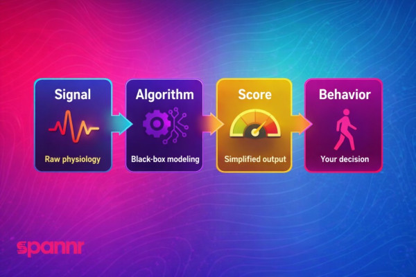 HRV measurement process infographic